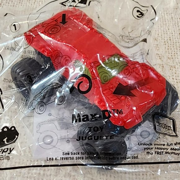 McDonalds 2019 Happy Meal Toy: Monster Jam MAX-D Truck #3 - NEW SEALED - Picture 1 of 4
